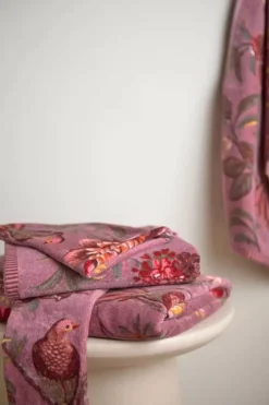 Badhanddoek Secret Garden Mauve 55X100Cm
