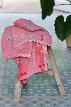 Badhanddoek Set/3 Les Fleurs 55X100 Cm