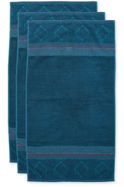 Badhanddoek Set/3 Soft Zellige Donker 55X100 Cm