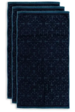 Badhanddoek Set/3 Tile De Pip Donker 55X100 Cm