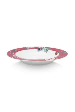 Flower Festival Diep Bord Donker 21.5 Cm
