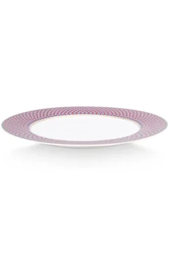 Flower Festival Dinerbord Rood/Lichtblauw 26.5 Cm
