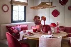 Flower Festival Mok Klein Rood/Donker