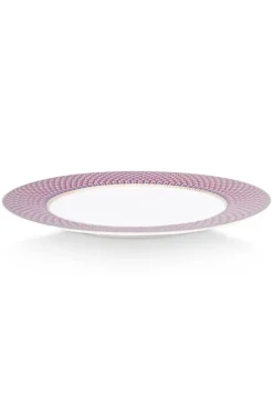 Flower Festival Set/4 Dinerborden Rood/Licht 26.5Cm