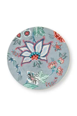 Flower Festival Set/4 Gebaksborden Licht 17Cm