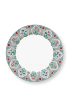 Flower Festival Set/4 Ontbijtborden Licht 21Cm