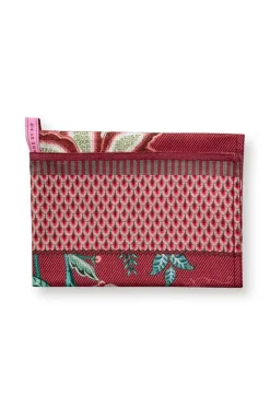 Flower Festival Tea Towel Dark Pink