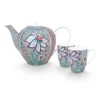 Flower Festival Thee Set/3 Groot Licht