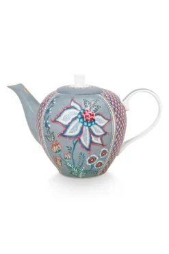 Flower Festival Theepot Groot Licht
