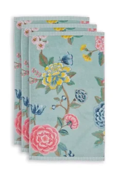 Gastendoek Set/3 Good Evening Blue 30X50 Cm