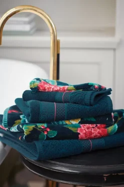 Gastendoek Set/3 Soft Zellige Donker 30X50 Cm