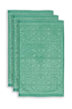 Gastendoek Set/3 Tile De Pip 30X50 Cm