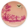 Heritage Gebaksbord Geverfd Roze 18 Cm