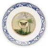 Heritage Gebaksbord Vlinder Blauw 15 Cm
