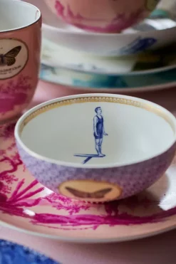 Heritage Kom Geverfd Roze 12 Cm