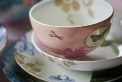 Heritage Kom Geverfd Roze 12 Cm