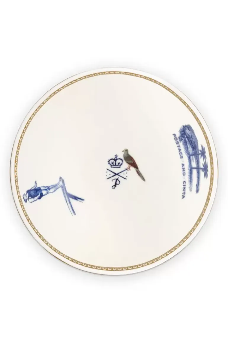 Heritage Kom Tegels Blauw 11 Cm