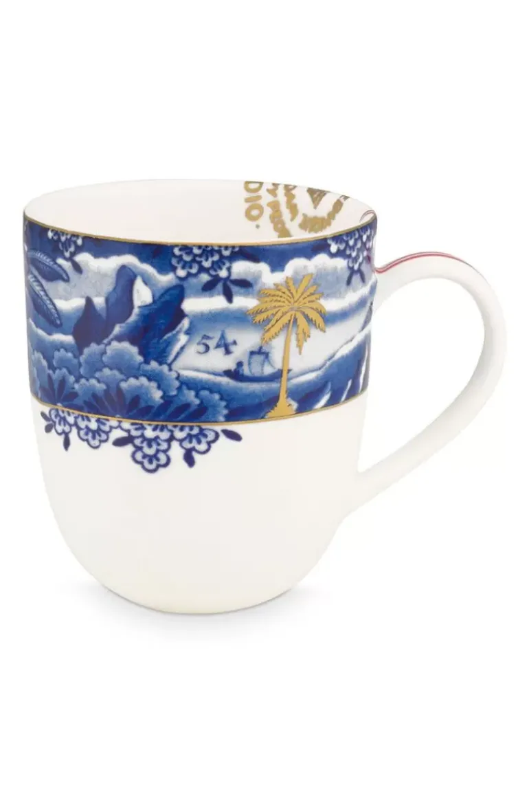 Heritage Mok Klein Grens Blauw