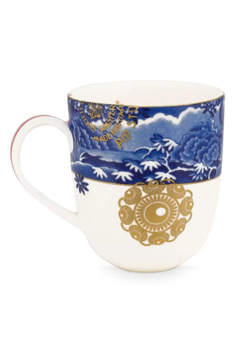 Heritage Mok Klein Grens Blauw
