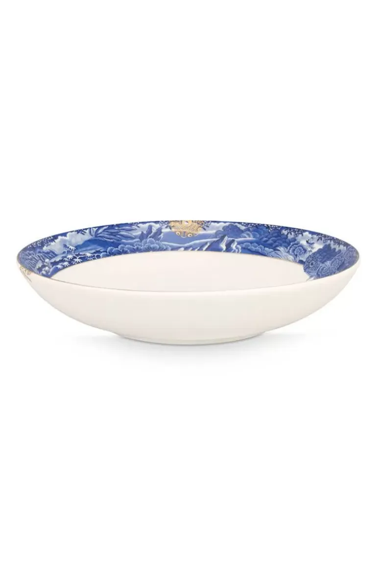 Heritage Soepbord Grens Blauw 25.5 Cm