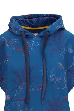 Hoodie Korte Mouw Isola Blauw