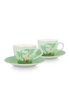 Jolie Set/2 Espresso Kop & Schotel