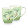 Jolie Set/2 Mokken Klein Gouden Stippen