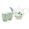 Jolie Set/3 Thee Set Groot Flowers