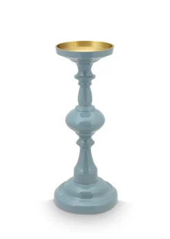 Kandelaar Blauw 34 Cm