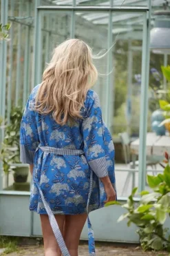Kimono Flora Firenze Kobalt