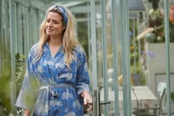 Kimono Flora Firenze Kobalt