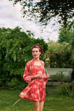 Korte Broek Flora Firenze Koraal