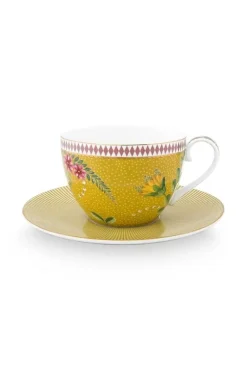 La Majorelle Cappuccino Kop & Schotel Geel