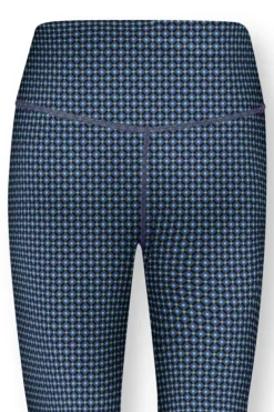 Lange Sportlegging Cross Stitch Blauw