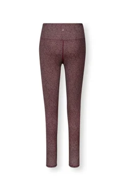 Lange Sportlegging Leafy Dots Terra