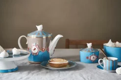 Love Birds Theepot Medium Blauw/Khaki