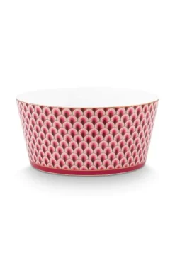 Oriental Flower Festival Set/4 Kommen Donker 12Cm