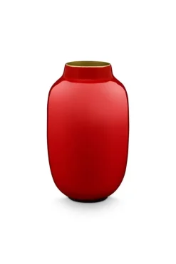 Ovale Mini Vaas Red 14 Cm