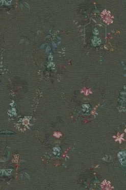 Pip Studio Chinese Porcelain Vinylbehang Donker