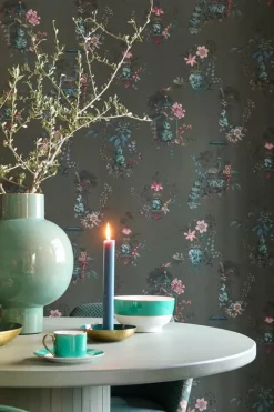 Pip Studio Chinese Porcelain Vinylbehang Donker
