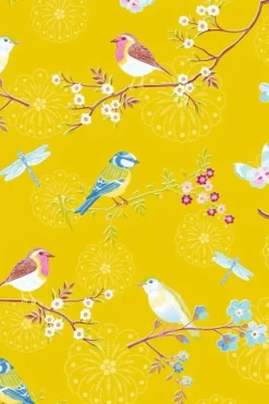 Pip Studio Early Bird Vliesbehang Geel