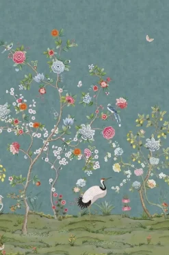 Pip Studio Good Morning Wallpower Donkerblauw