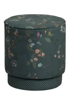 Poef Medium Kawai Flower Groen