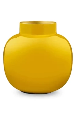 Ronde Vaas Metaal 25 Cm