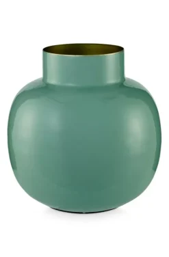 Ronde Vaas Metaal 25 Cm