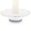 Royal Stripes Kaarshouder Wit 14 Cm