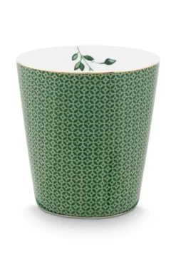 Royal Stripes Mok Tegels & Theetip Groen