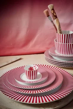 Royal Stripes Petit Four Donkerroze 12Cm