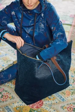 Tote Bag Velvet Quiltey Days