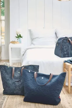 Tote Bag Velvet Quiltey Days